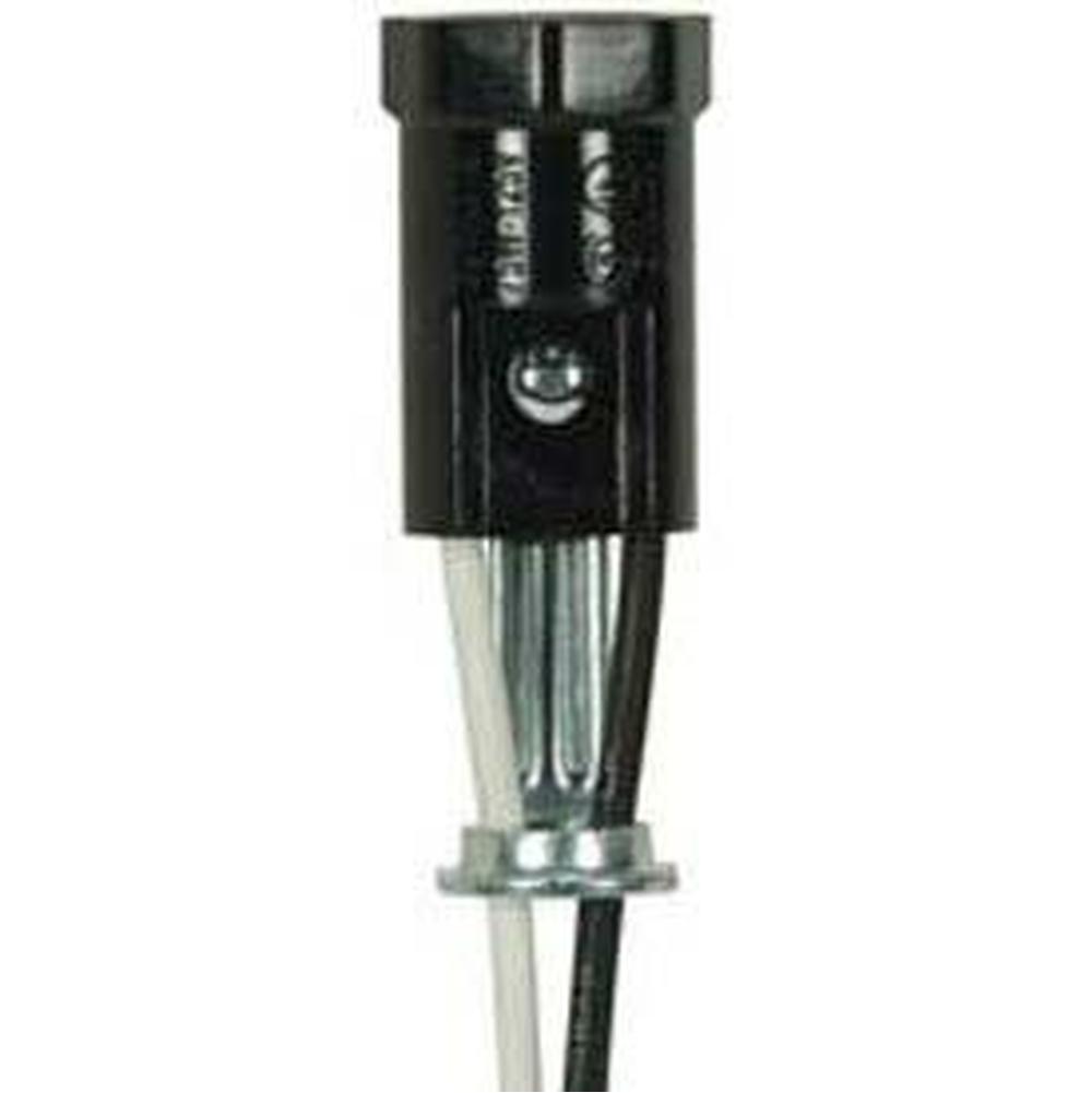Satco 4'' Candelabra Socket Full Thread Push In