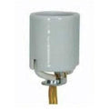 Satco Medium Base Porcelain Socket 72'' Cl Gold L
