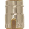 Satco Polished Nickel Solid Brass Turn Knob Shel