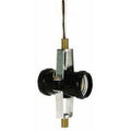 Satco Twin Phenolic Socket 12'' Leads With Ground