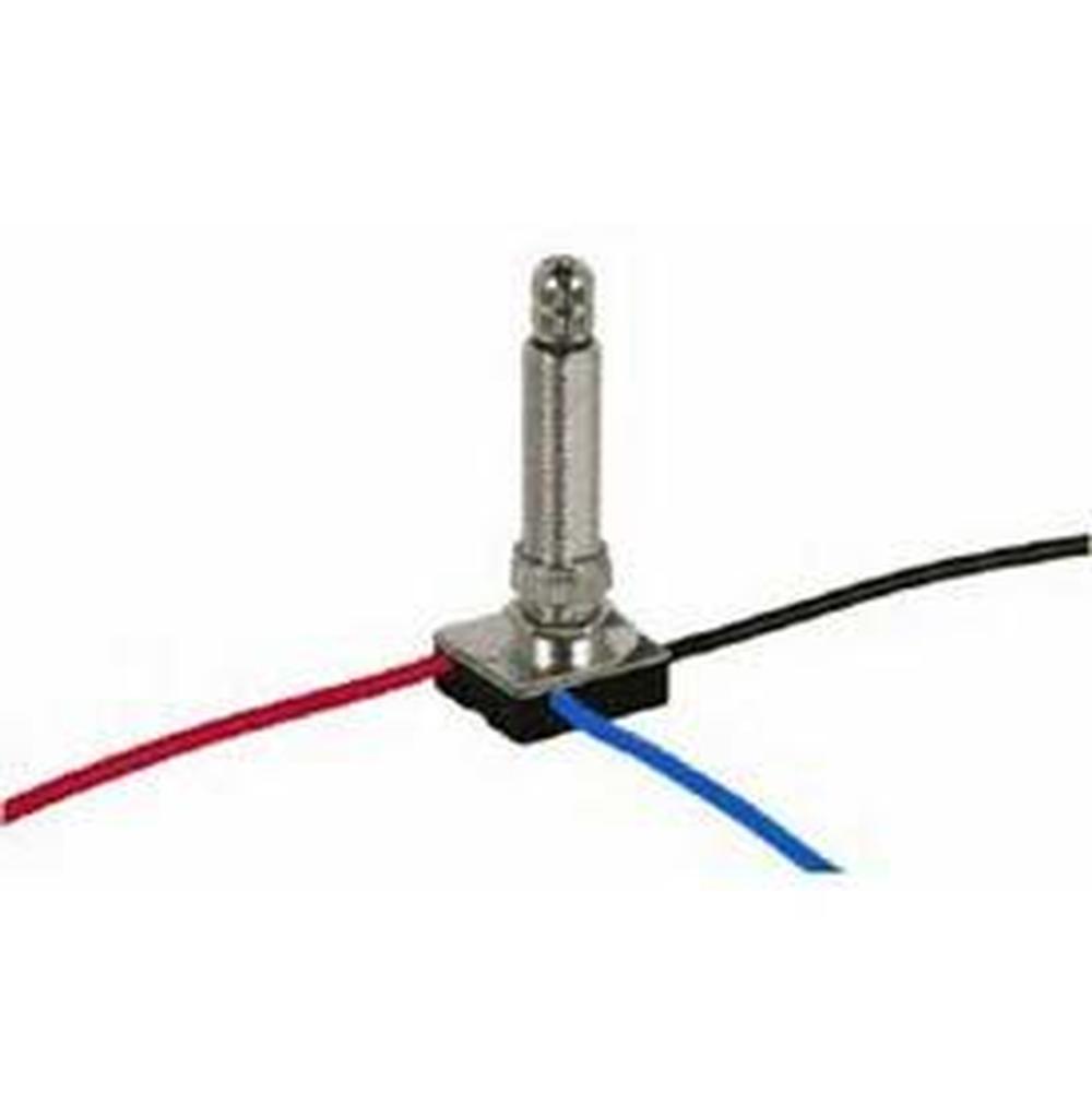 Satco Nickel Finish 3 Way Rotary Switch 1-1/2''