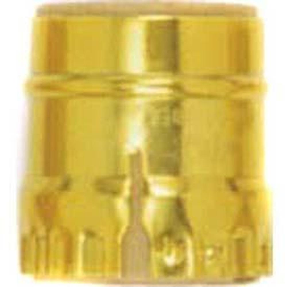 Satco Nickel Aluminum Short Keyless Metal