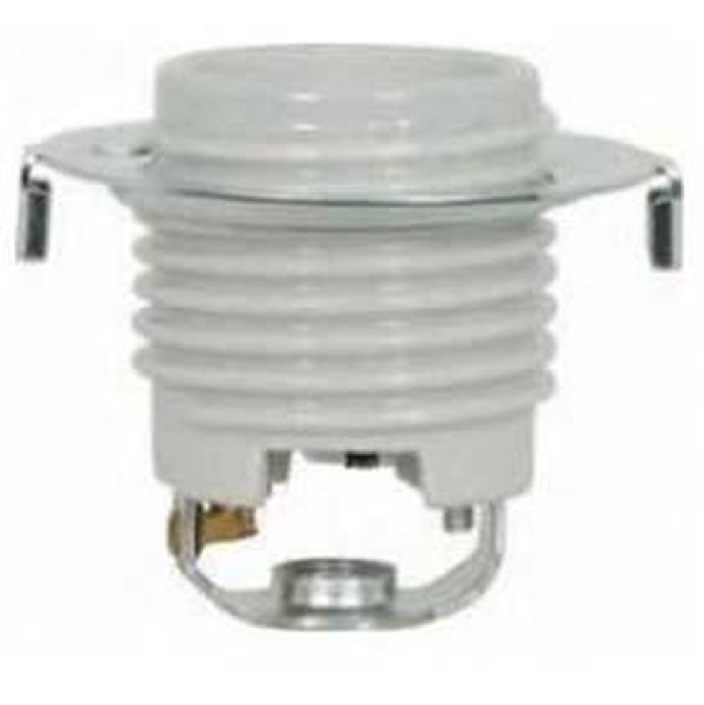 Satco Glazed Medium Base Threaded Porcelain Socket