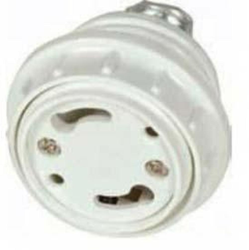 Satco Gu24 Threaded Phenolic Socket Cap With Ring