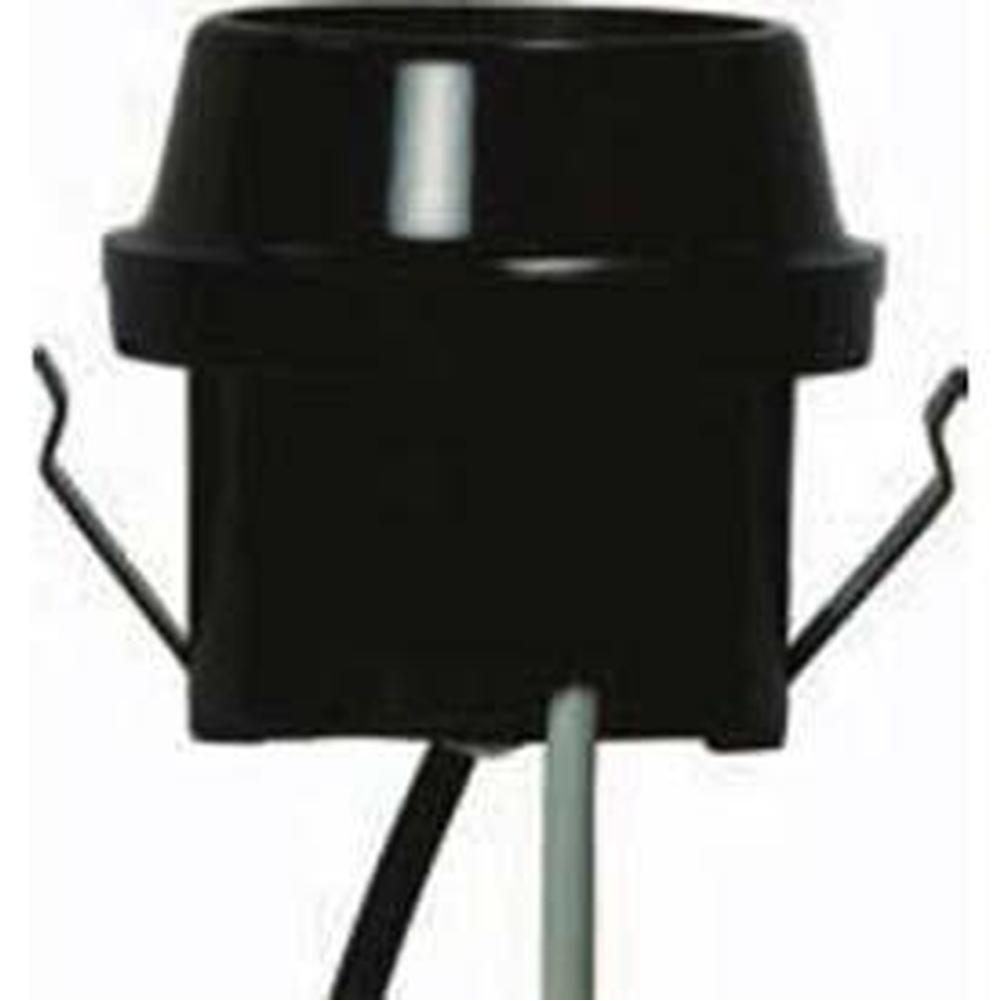 Satco Medium Base Phenolic Socket With C47 Clip