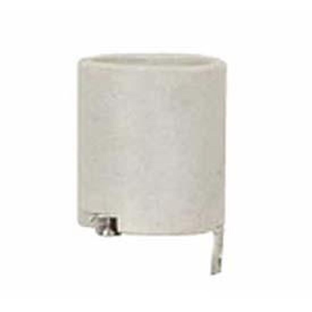 Satco Medium Base Porcelain Socket With L Bracket