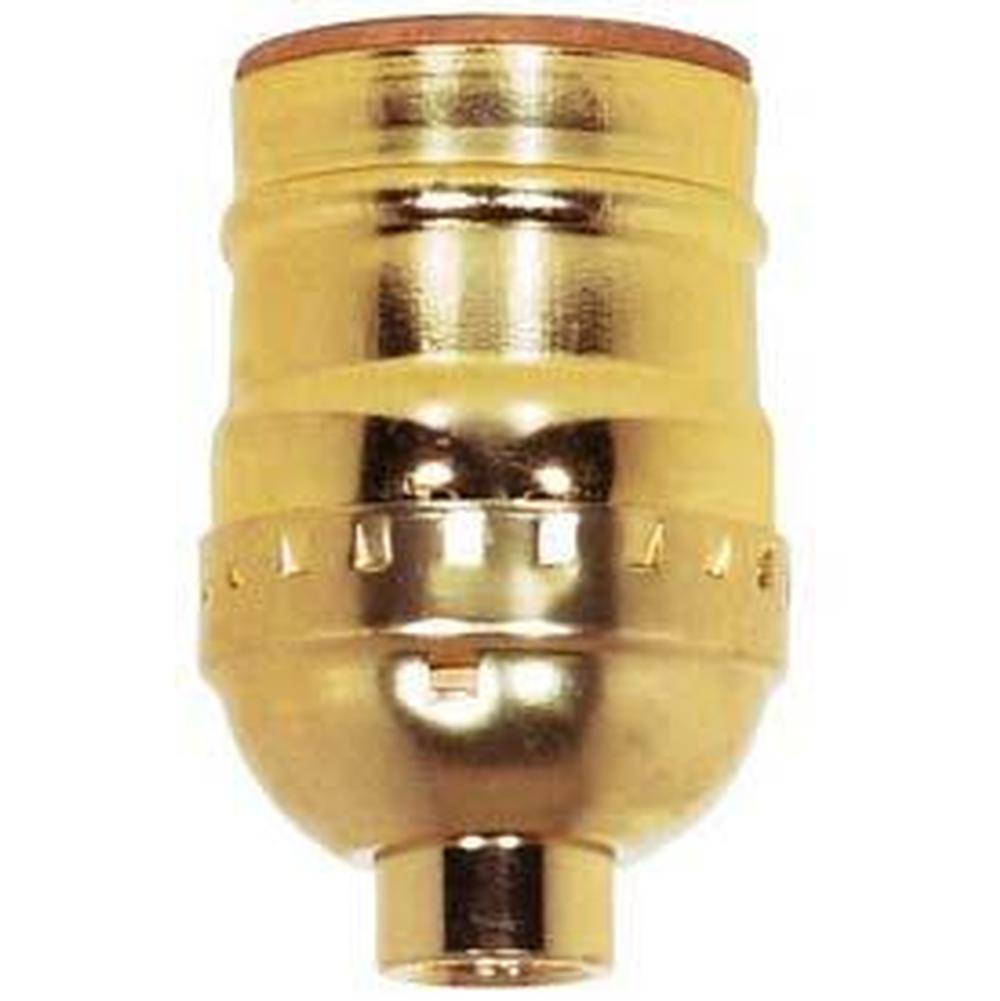 Satco Nickel Keyless Socket With 1/4 Ip