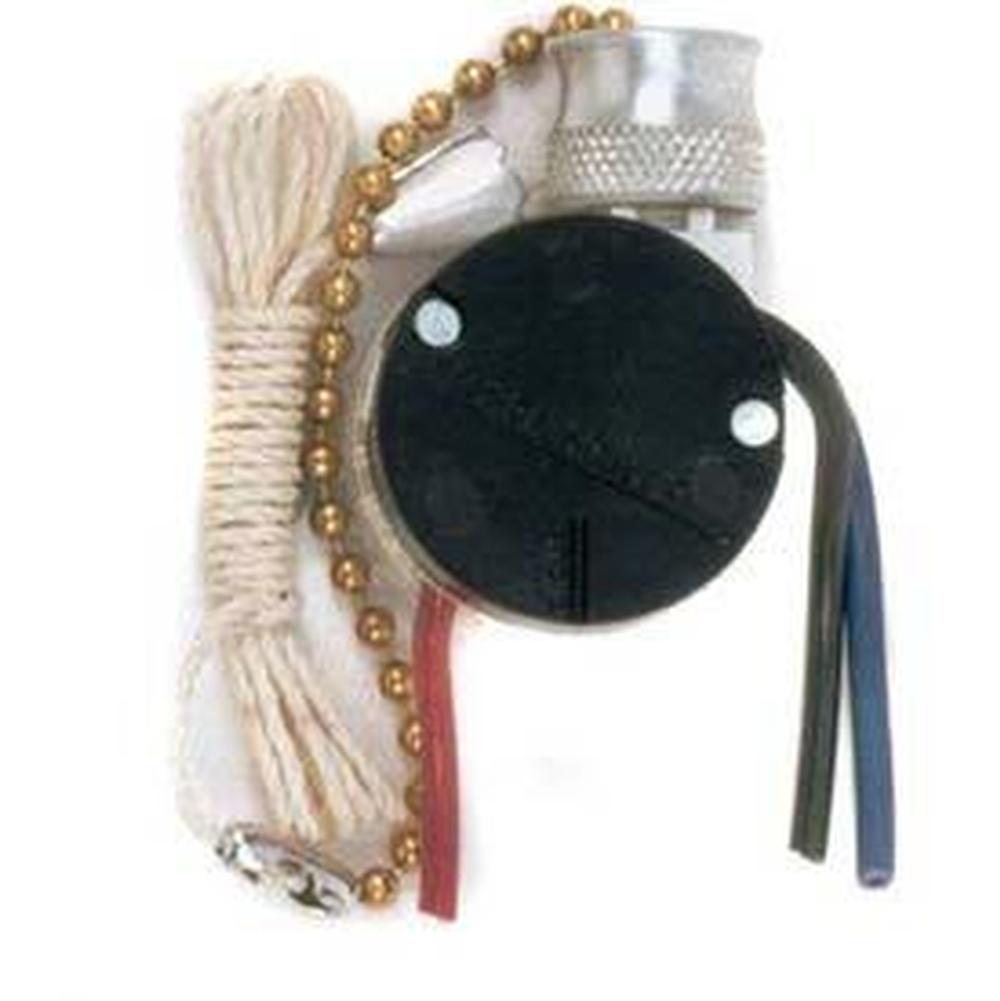Satco 3 Speed Fan Switch 4 Wires With Nickel Plated