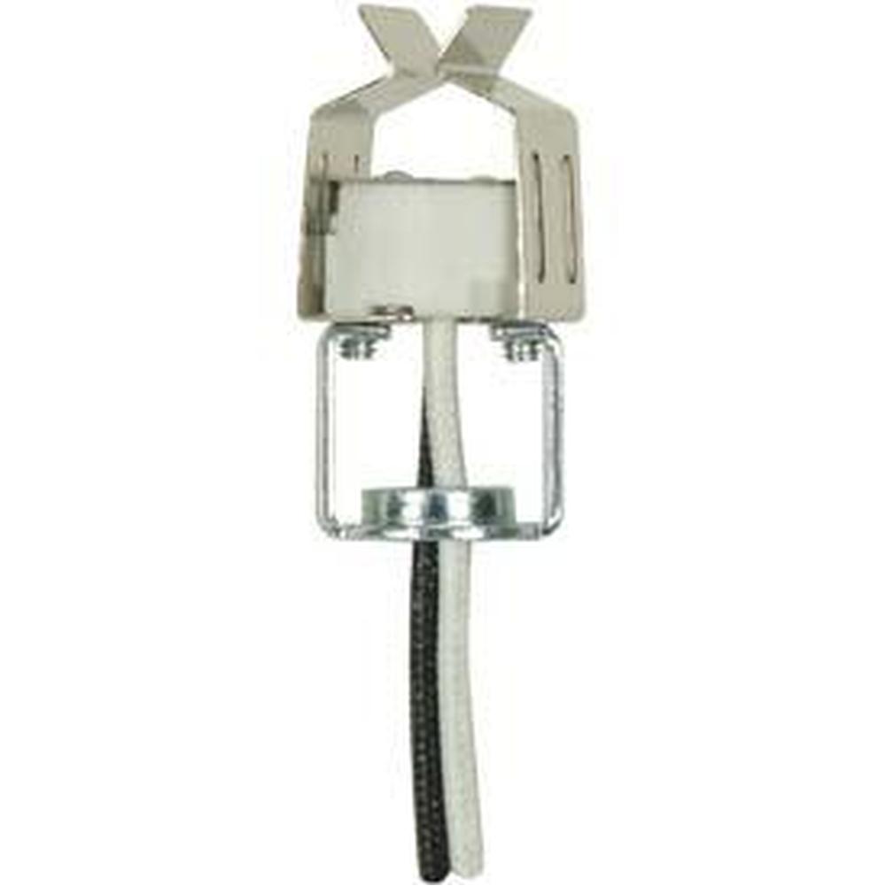 Satco Porcelain Halogen Socket With Spring Clip