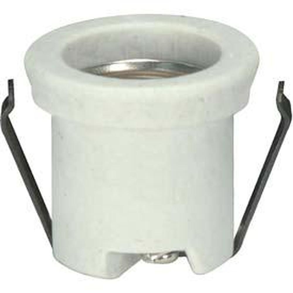 Satco Medium Base Porcelain Socket With Shallow Shr