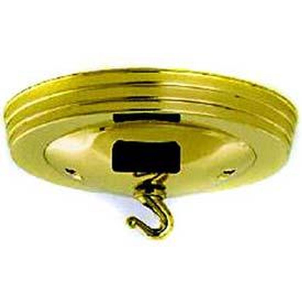 Satco Black Canopy With Conven Outlet