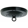 Satco Antique Brass Finish Plain Canopy Kit