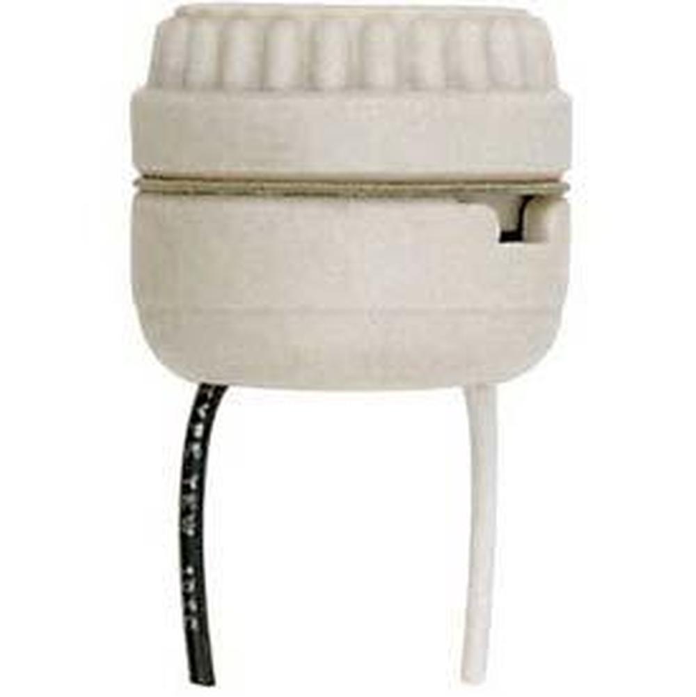 Satco Medium Porcelain Socket 2 Pc With 8'' Leads