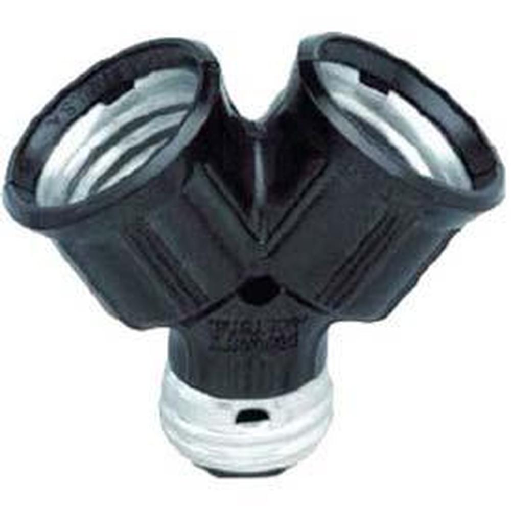 Satco Single To Twin Lampholder-brown