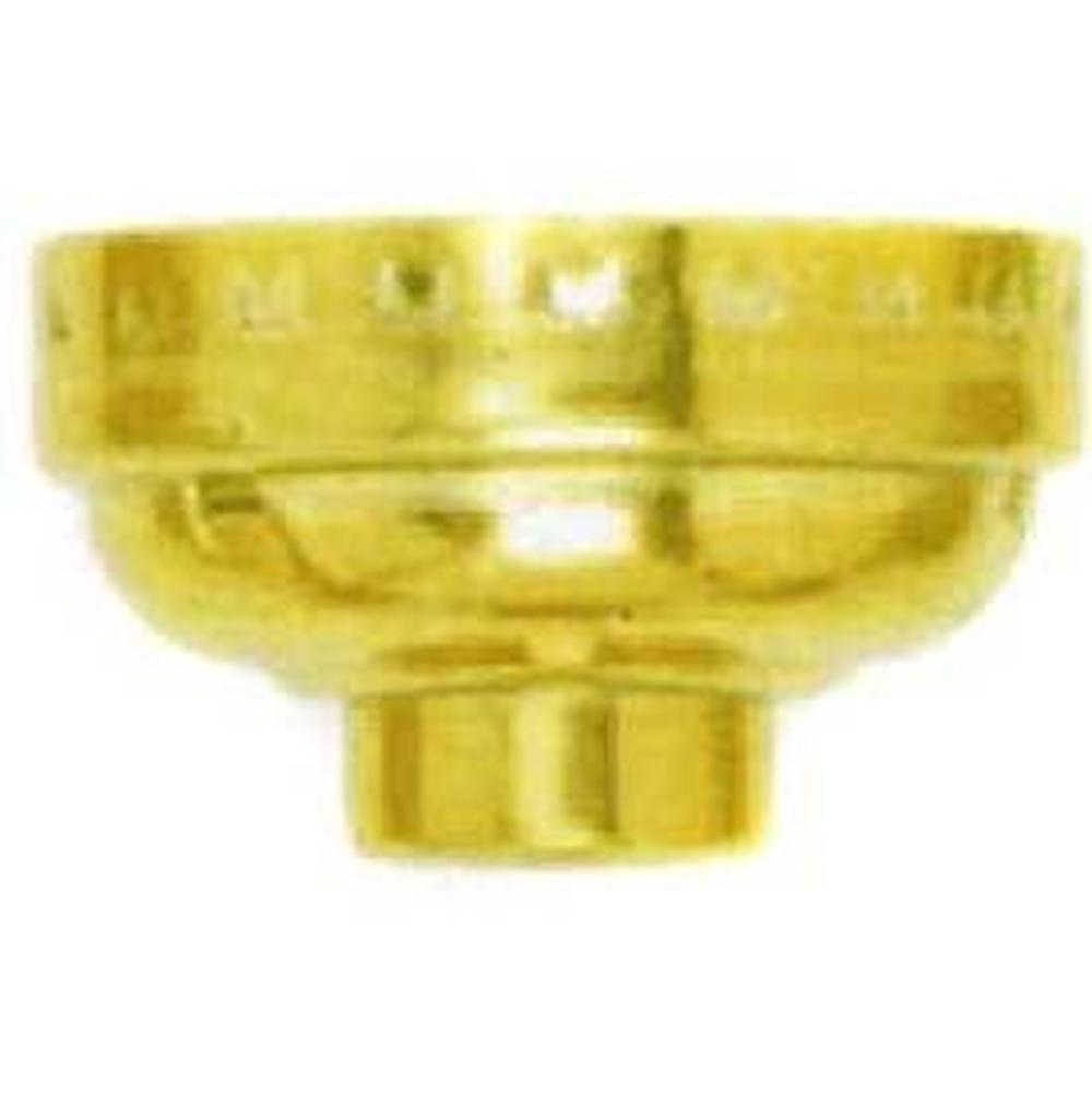 Satco Brite Gilt Alum 1/8ips Cap Lss