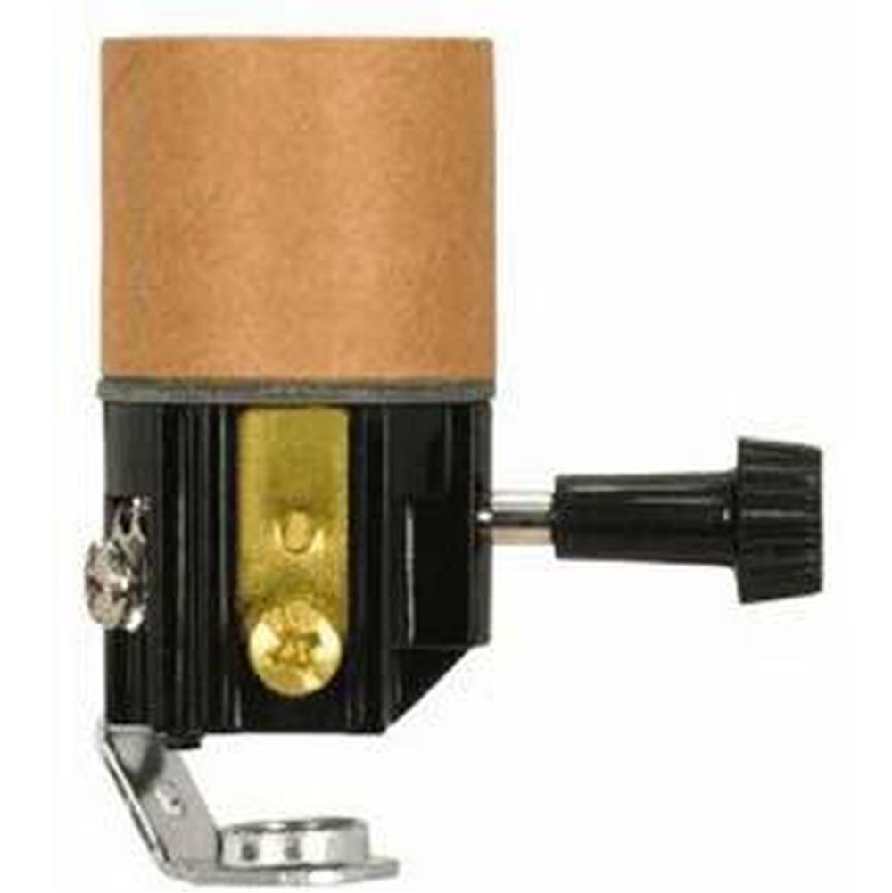 Satco Medium Socket 2'' 3 Way Turn Knob