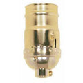 Satco Keyless 3 Way P.g. Socket Medium Ba