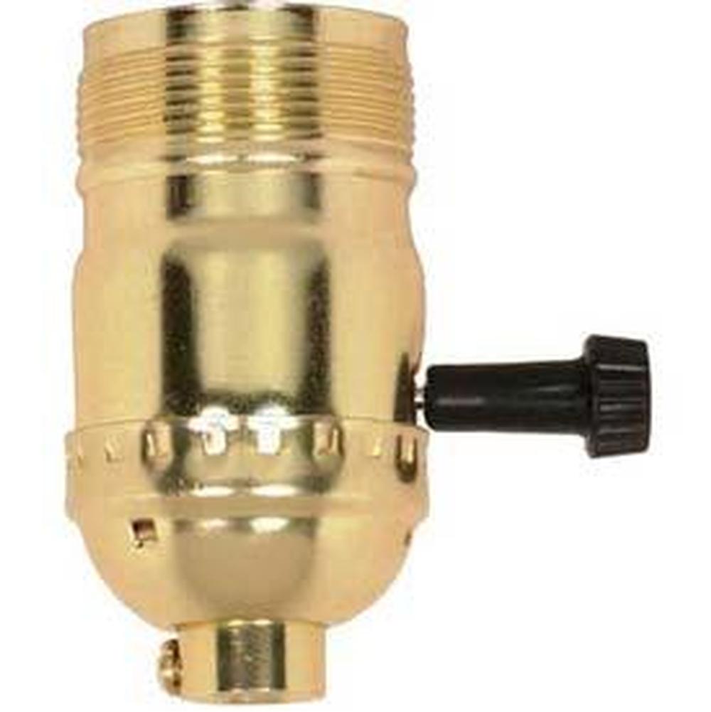 Satco 3-way Turn Knob Socket With Uno Th