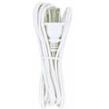 Satco 8 Ft White Cord Set Spt-1