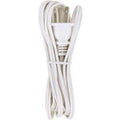 Satco 20 Ft White Cord Set Spt-1