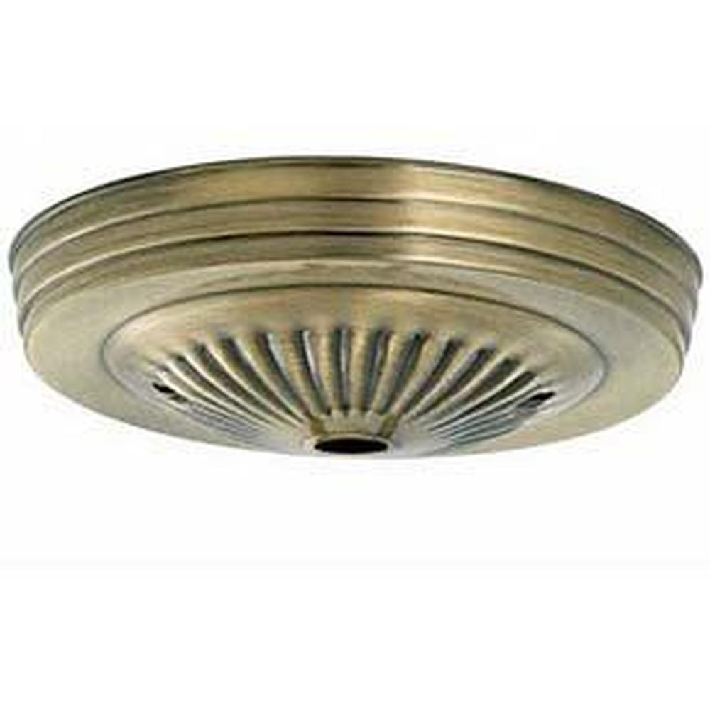 Satco Brass Finish Canopy 1/8 Ch 2 Bar Hol
