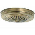 Satco Antique Brass Finish Canopy 1/8 Ch 2 Bar
