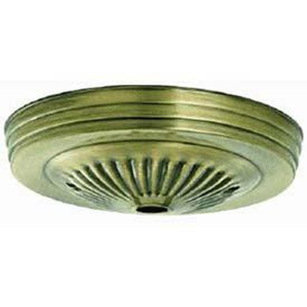 Satco White Canopy 1/8 Ch 2 Bar Hole