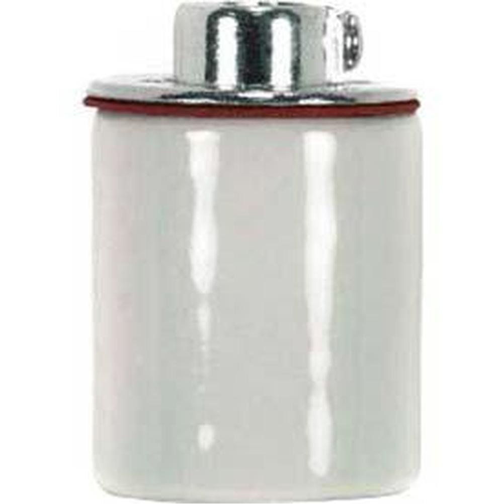 Satco Medium Base Porcelain Socket 1/4 Ip Cap