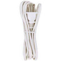 Satco 9 Ft Silver Cord Set 18/2 Spt