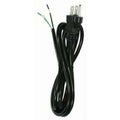 Satco 15 Ft 18/3 Svt Black Cord Set