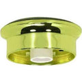 Satco 4'' Vac Brass Finish Wired Holder