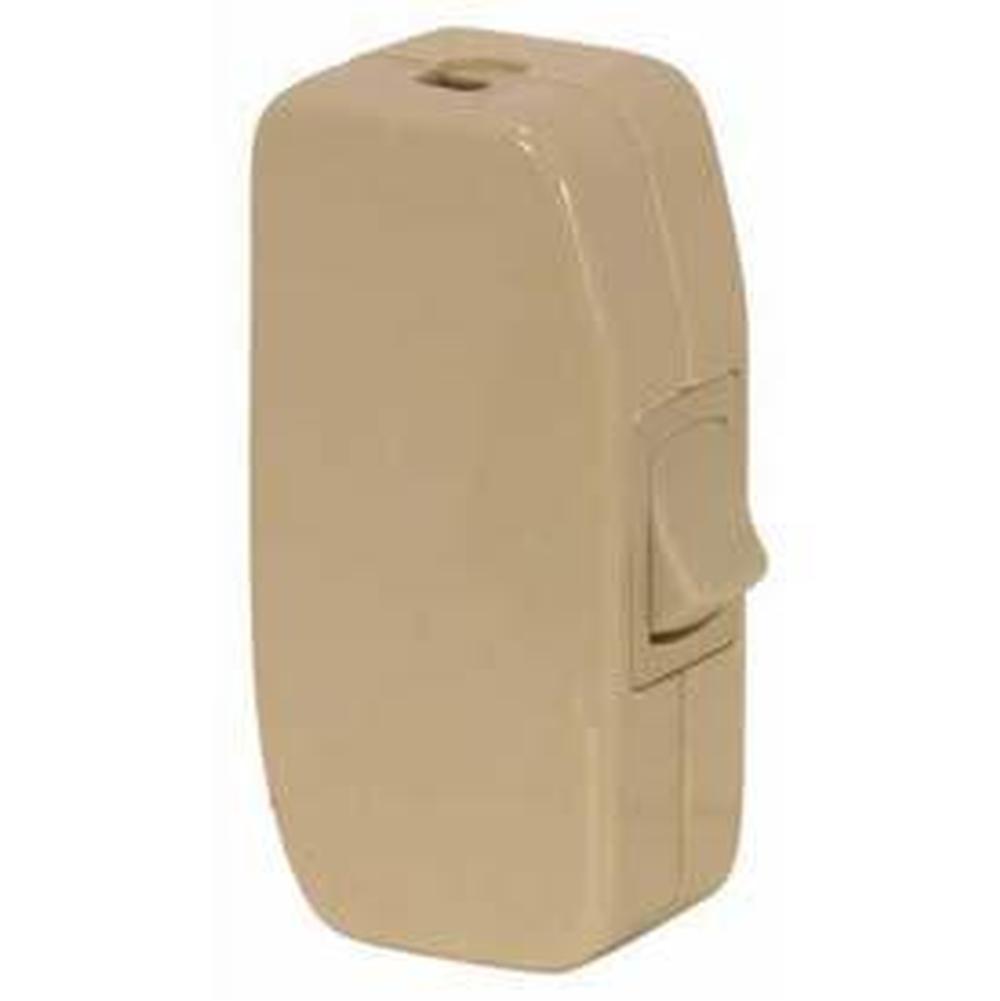 Satco Heavy Ivory Feed Thru Switch