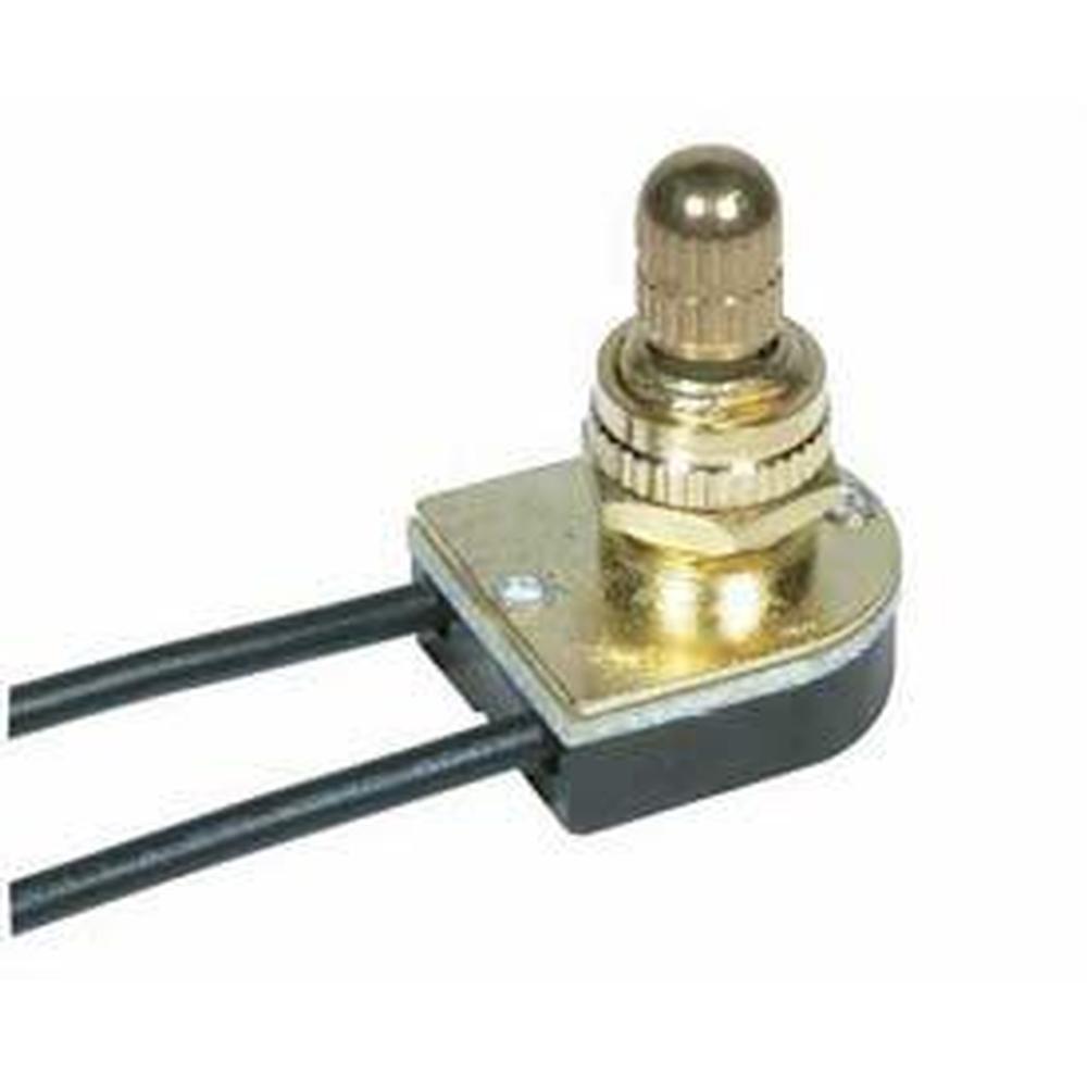 Satco Brass Rotary Switch