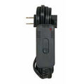Satco 8 Ft Black 16/2 Spt-2 Black Slide