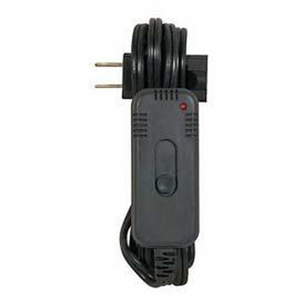 Satco 8 Ft Black 16/2 Spt-2 Black Slide