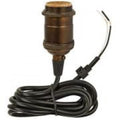 Satco Dark Antique Brass 4 Pc Solid Brass Keyless Socket