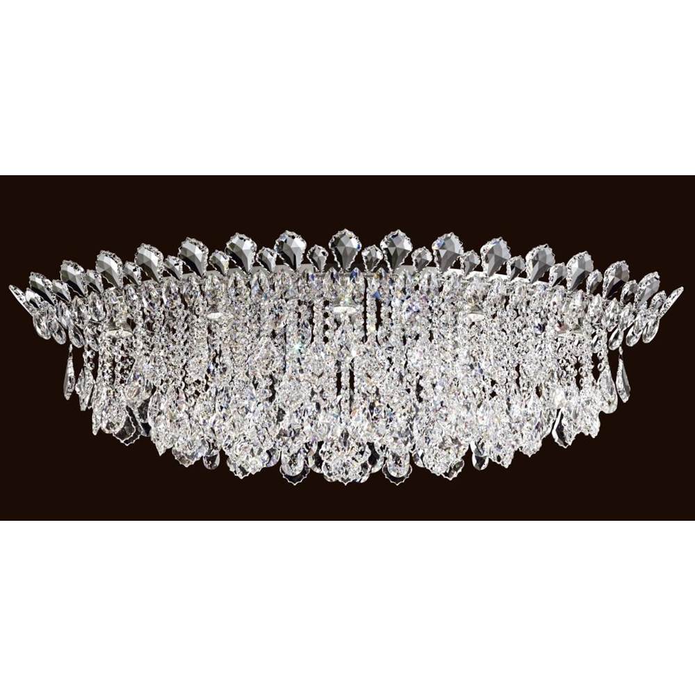 Schonbek Signature TR4801N-401H Stainless Steel Trilliane Strands 8 Light 110v Close To Ceiling In Stainless Steel With Clear Heritage Crystal Image 1