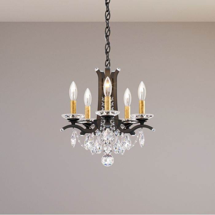 Schonbek Signature VA8304N-51H Black Vesca 5lt W/-22 Candle- Slips Image 1