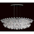 Schonbek Signature Trilliane Strands Trilliane Strands 8 Light 120v Pendant In Polished Stainless Steel With Clear Radiance Crystal