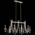 Schonbek Signature Vesca 8 Light 120v Chandelier In White With Clear Radiance Crystal