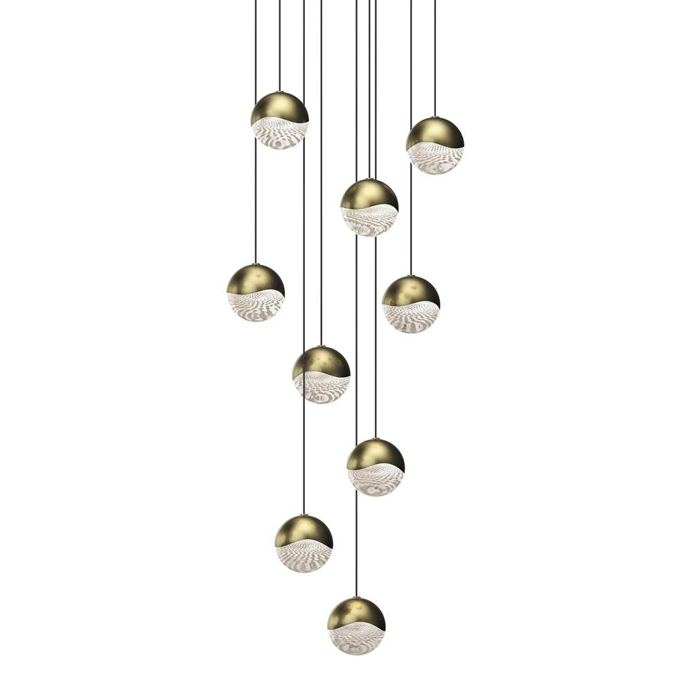 Sonneman Grapes 9-light Round Medium Led Pendant