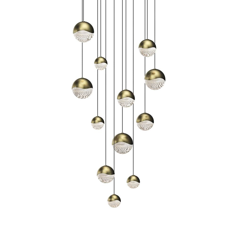 Sonneman Grapes 12-light Round Assorted Led Pendant