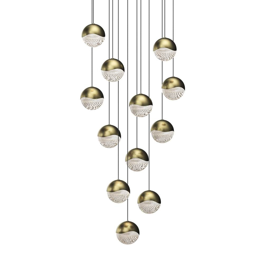 Sonneman Grapes 12-light Round Large Led Pendant