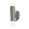Sonneman Alc 2'' Two-sided Led Sconce With Etched Glass Trims And 25 Degree Narrow Flood Lenses