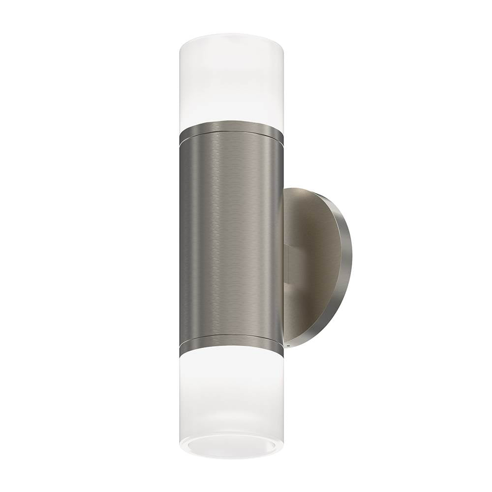 Sonneman Alc 3'' Two-sided Led Sconce W/etched Glass Trims And 25 Degrees Narrow Flood Lens