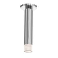 Sonneman Alc 2'' Tall Led Surface Mount W/ Etched Ribbon Glass And 25 Degrees Narrow Flood Lens
