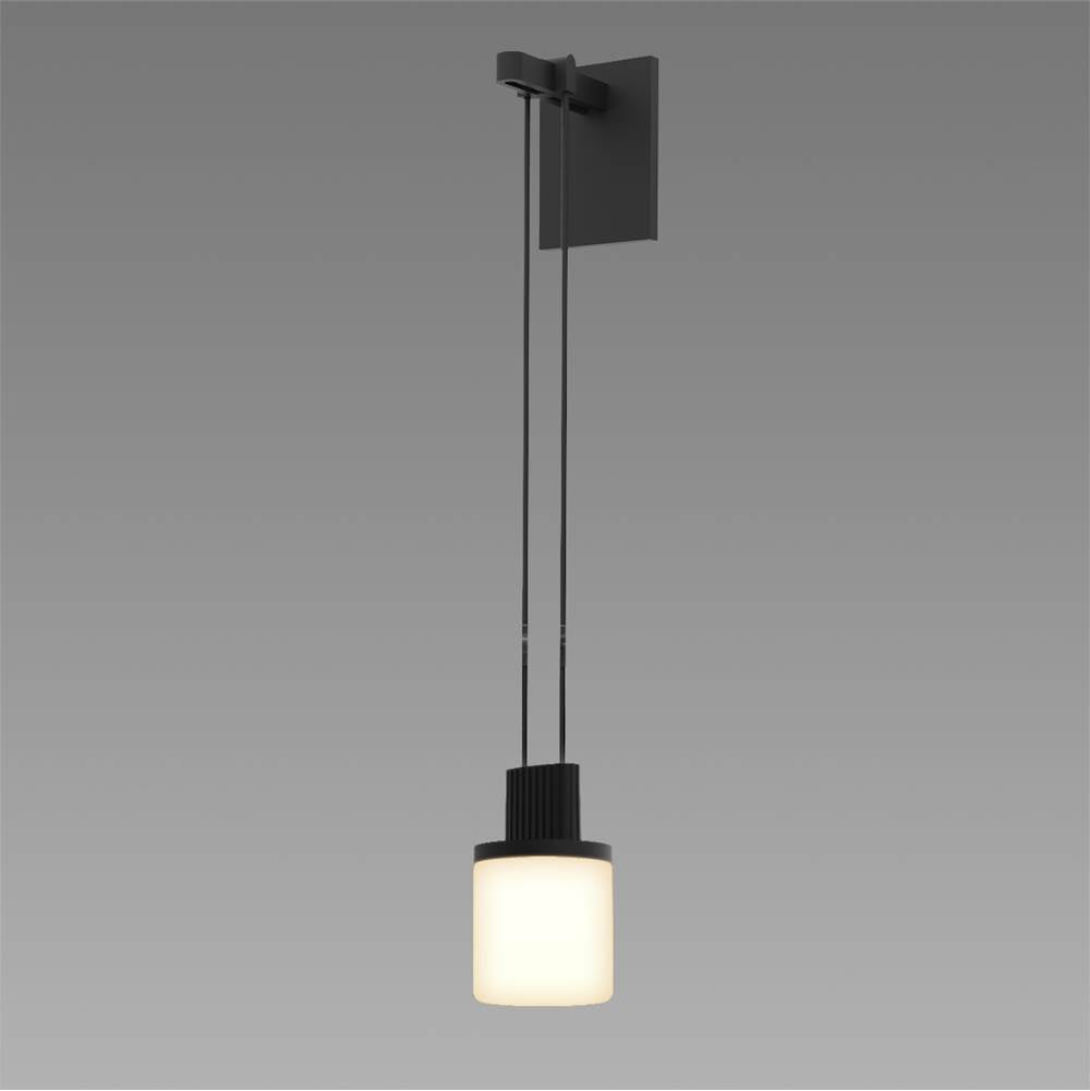 Sonneman Suspenders Mini Single Sconce With Drum Luminaire