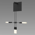 Sonneman Suspenders Standard Single Sconce With Etched Chiclet Cluster Luminaire