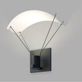 Sonneman Suspenders Standard Single Sconce With Bar-mounted Single Cylinder W/parachute Reflector