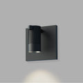 Sonneman Suspenders Standard Single Sconce With Bar-mounted Single Cylinder W/snoot Flood Lens